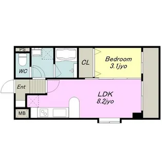 Casa Del Sol【1階】の間取り