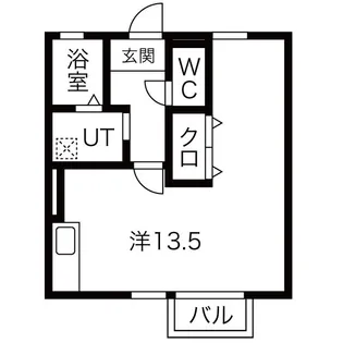 ピアニーフィールドA【107号室】の間取り
