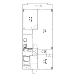 メゾンアラカワ【302号室】の間取り