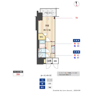 S-RESIDENCE浅間町駅前axial(アクシャル)【14階】の間取り