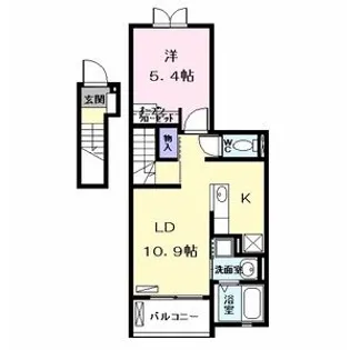 アリビエ Ⅰ【2階】の間取り