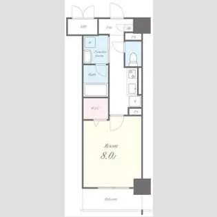 ル・ソレイユ【9階】の間取り