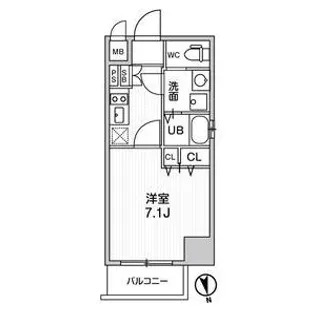 LaDouceur今池南【1006号室】の間取り