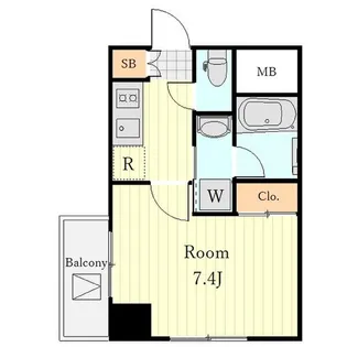 レジデンス東別院スクエア【3階】の間取り