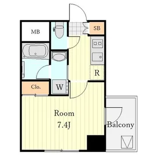 レジデンス東別院スクエア【10階】の間取り