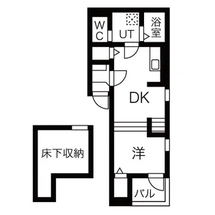 CUBE【1階】の間取り