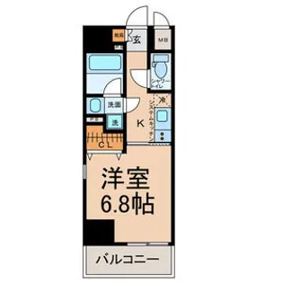 プレミアム黒川【8階】の間取り