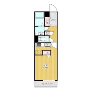 パンシオン喜多山【102号室】の間取り