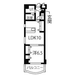 第13オオタビル【901号室】の間取り