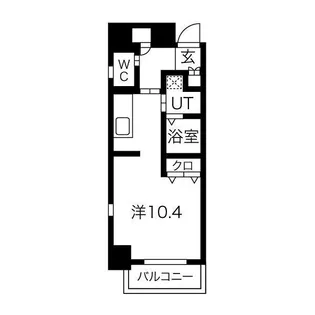ベルルージュ中村公園【303号室】の間取り