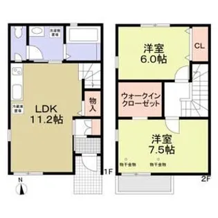 ラ・コート・アキ【1階】の間取り