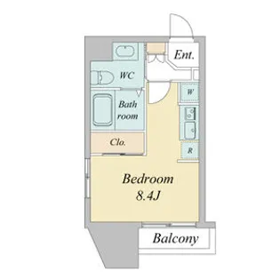 ライブコート丸の内【1501号室】の間取り