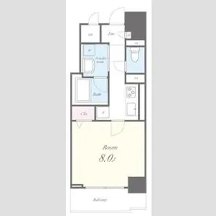 ラ・プレス新栄【2階】の間取り