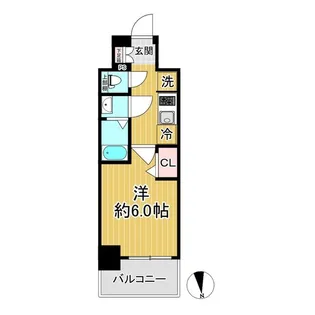 プレサンスNAGOYAシティオ【1207号室】の間取り