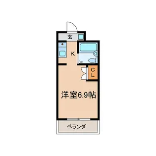 ピボットヴァンベール【5階】の間取り