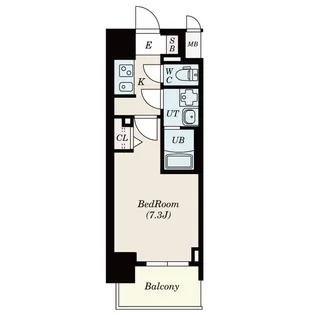 S-RESIDENCE東海通【2階】の間取り
