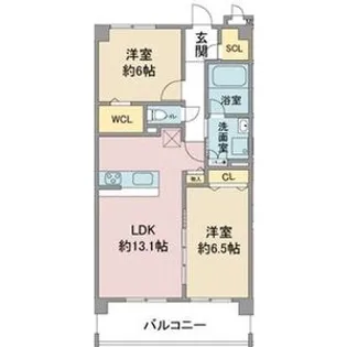 フォトレス八前【302号室】の間取り