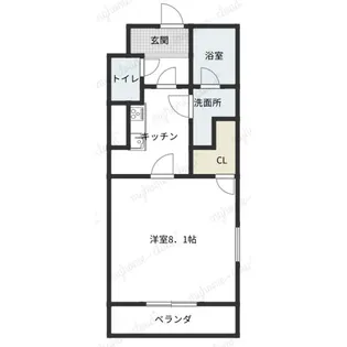 エクスナイズ【3階】の間取り