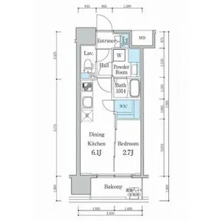 パートナーズ今池【0302号室】の間取り
