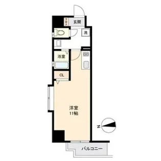 HF名駅北レジデンス WEST【0901号室】の間取り