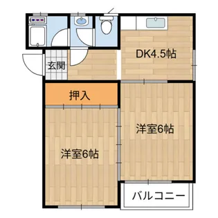 リ・カーサ今池Ⅰ【201号室】の間取り