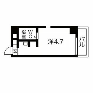 ハートイン大針【2階】の間取り