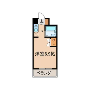 ピボットヴァンベール【5階】の間取り