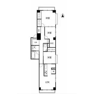 オーラム若宮町【8階】の間取り