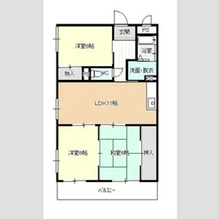 リュフテンハイム【1階】の間取り