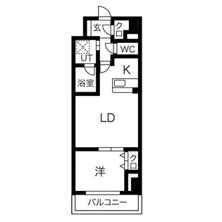 ロイジェント日吉Ⅱ【207号室】の間取り