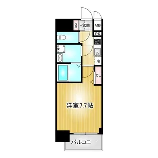 プレサンス桜通ザ・タイムズ【7階】の間取り