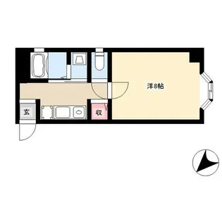 シャトレ上小田井【1階】の間取り