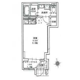 パークコート【1階】の間取り