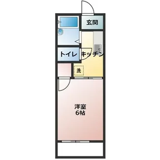 タウン・コート東洋【B棟107号室】の間取り