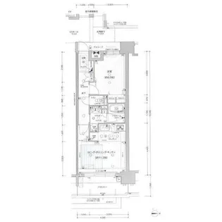 プレサンス ロジェ 名古屋駅NORTH FRONT【6階】の間取り