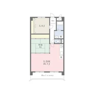 サンシャイン白山【2階】の間取り