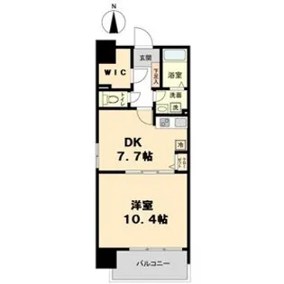 willDo太閤通【0407号室】の間取り
