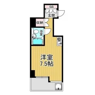 リアライズ錦【703号室】の間取り