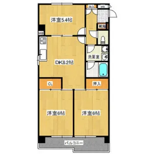 エクセル春日井【301号室】の間取り