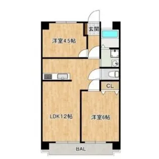 第2水光ビル【1階】の間取り