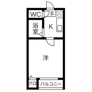 CLAUDIA太閤【203【通常プラン】号室】の間取り