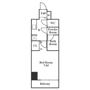 IARIM吹上【9階】の間取り