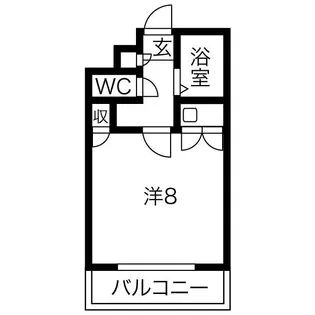 桜マンションII【304号室】の間取り