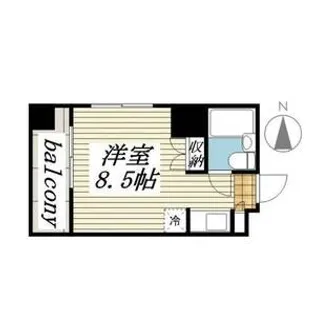 ラ・レジダンス・ド・ノーブル【0303号室】の間取り