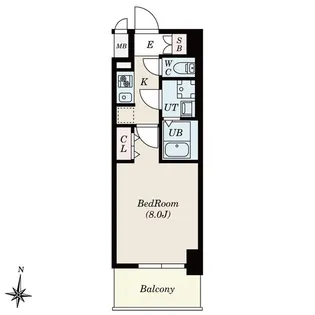 S-RESIDENCE堀田NorthⅡ【6階】の間取り