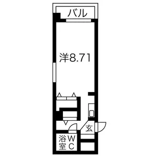 レジデンスヒカリ【2階】の間取り