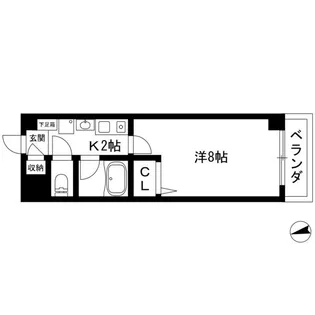 レージュウイング【3階】の間取り