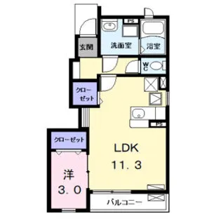 モーデ【1階】の間取り
