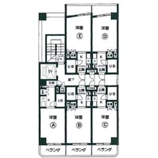 シェスタ桜山【3A号室】の間取り