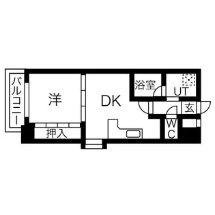 DOMUS21【701号室】の間取り